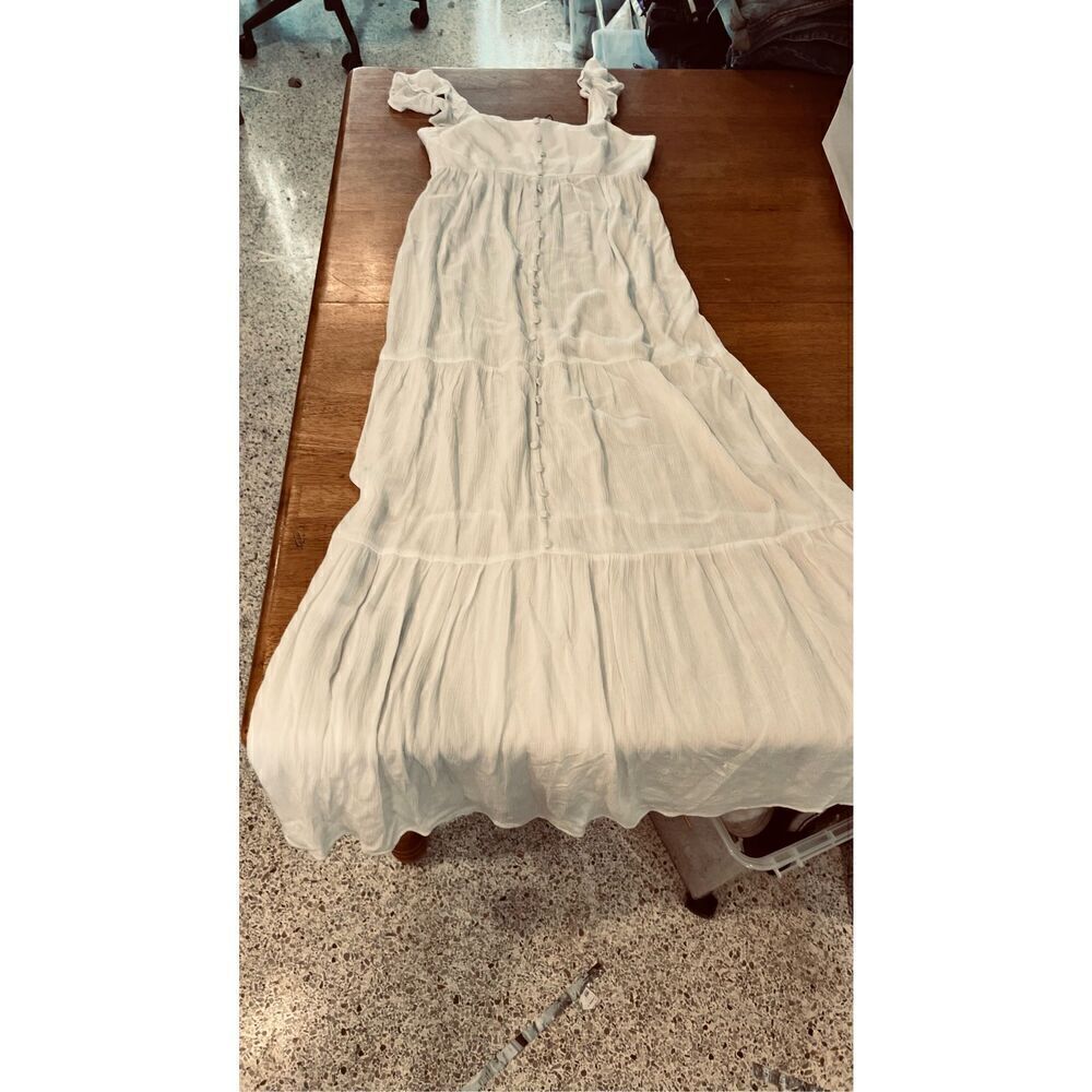 BB Dakota Ready Yacht Dress White Gauze Womens Dress Womens SZ XS New - Picture 11 of 15